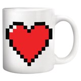 Tasse coeur pixel