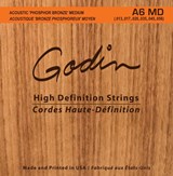 Cordes De Guitare Acoustique Phosphore Bronze 13-56 Moyenne A6 MD