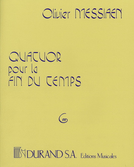 大割引 Quatuor Pour La Fin Du Temps (Clarinette, Violon 弦楽器曲