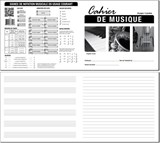 Cahier De Musique 24 Pages, 6 Portées