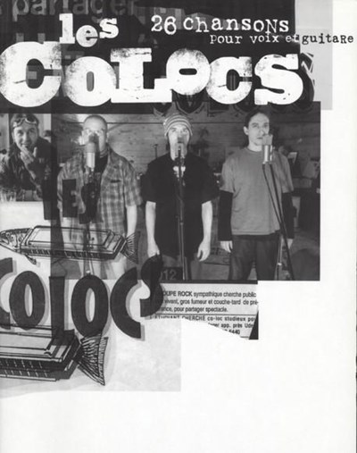 26 chansons des colocs (guitare & voix)