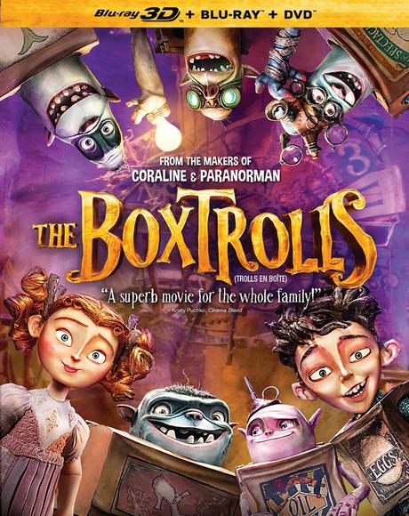 Boxtrolls The Trolls en bo te 3D Blu Ray Dvd Archambault