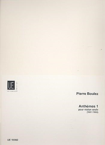 Anthèmes 1 (violon seul)
