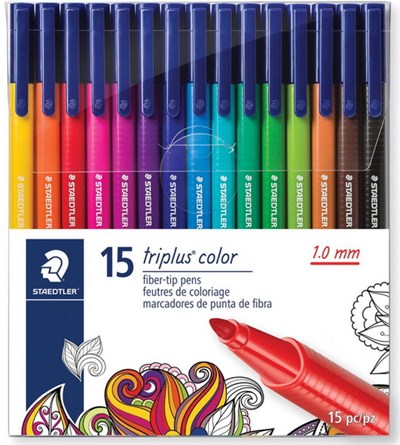 Ens 15 Marqueurs Feutres De Coloriage Triplus Archambault