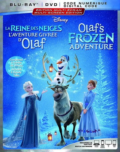 KEVIN DETERS - STEVIE WERMERS - Olaf's Frozen Adventure (La reine des  neiges l'aventure givrée d'Olaf) (Blu-Ray+Dvd) - Blu-Ray -  DIVERTISSEMENT -  - Livres + cadeaux + jeux