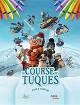 Course des tuques : le livre de coloriage(La)