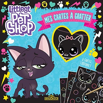 Littlest Pet Shop Mes Cartes A Gratter Chat Archambault