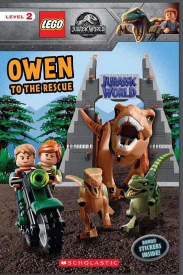 Lego Jurassic World Owen to the Rescue Reader with Stickers Archambault