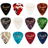 Plectres 351 Celluloid Variés Forts (12)