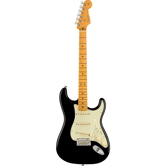 Guitare Stratocaster American Professional II MN Black | Archambault