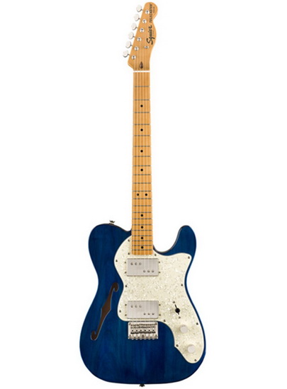 Guitare Telecaster FSR Thinline MN Sapphire Blue | Archambault