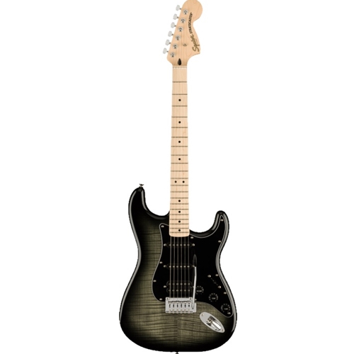 Guitare Stratocaster Flame Maple Top HSS MN Black Burst | Archambault