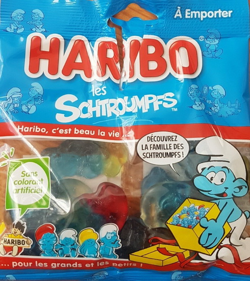 Bonbons Haribo Schtroumpf