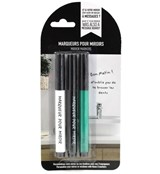 Ens. 3 marqueurs pour miroir