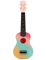 Ukulélé ABS Dos Arrondi Soprano Rose ESUS-002PK