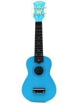 Ukulélé ABS Dos Arrondi Soprano Bleu ESUS-002BU