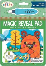 Bloc-note peinture magique Méga Monstres