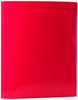 Duo-tang carton laminé avec pochettes rose