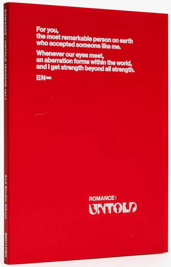 ENHYPENアルバム新品未開封ROMANCE UNTOLD ENGENE✖️10 Romance: Untold (Engene ver.) | Archambault