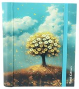 Grand carnet d'adresses arbre d'automne