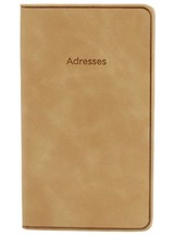 Carnet d'adresses beige