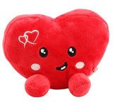 Coussin cœur avec visage 4AS