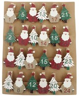 Pinces calendrier de l'avent