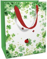 Sac mini trèfles et coccinelle 