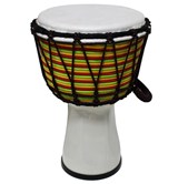 Djembé 30 cm En PVC Blanc ESPPVC7-WHITE