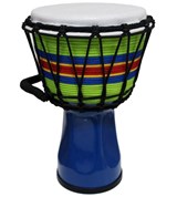 Djembé 30 cm En PVC Bleu ESPPVC7-BLUE