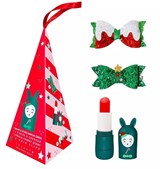 Coffret de Noël barrettes et baume à lèvres