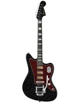 Guitare Électrique Limited Edition Gold Foil Jazzmaster EF Black Sparkle