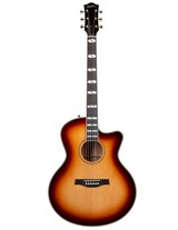 Guitare Acoustique Électrique Connaisseur Mini-Jumbo Acajou Sunsetburst
