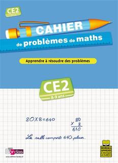 Cahier De Problèmes De Maths CE2 | Archambault